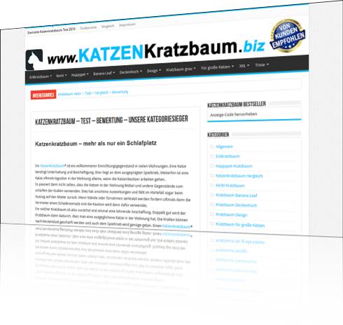 Katzenshop Katzenkratzbaum - Test - Vergleich - Bewertung