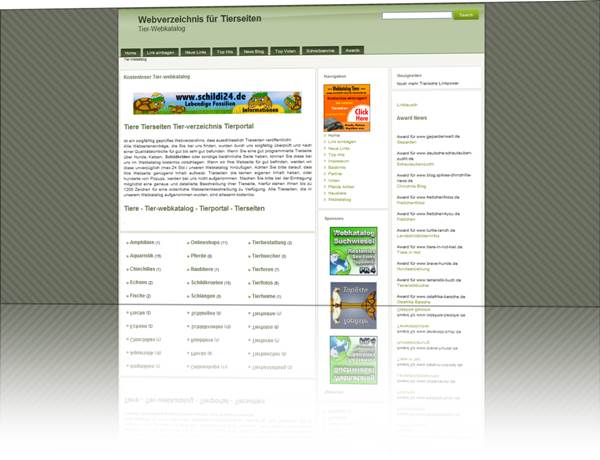 Tierportal und Tierverzeichnis Webkatalog-thunder.de
